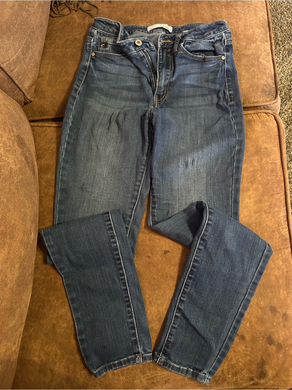 KanCan Skinny Jeans with Subtle Fading